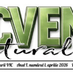 Logo for the Romanian magazine 'Secvente culturale' featuring a bold green 3D title, a cursive subtitle, and publication/ISSN text.