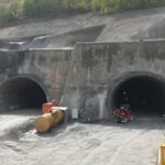 Primul tunel de pe Valea Oltului a fost străpuns. Foto: Captură video
