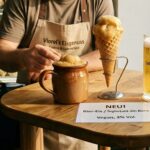 Înghețata din bere: Invenția unui craiovean din Germania. Foto generată cu AI