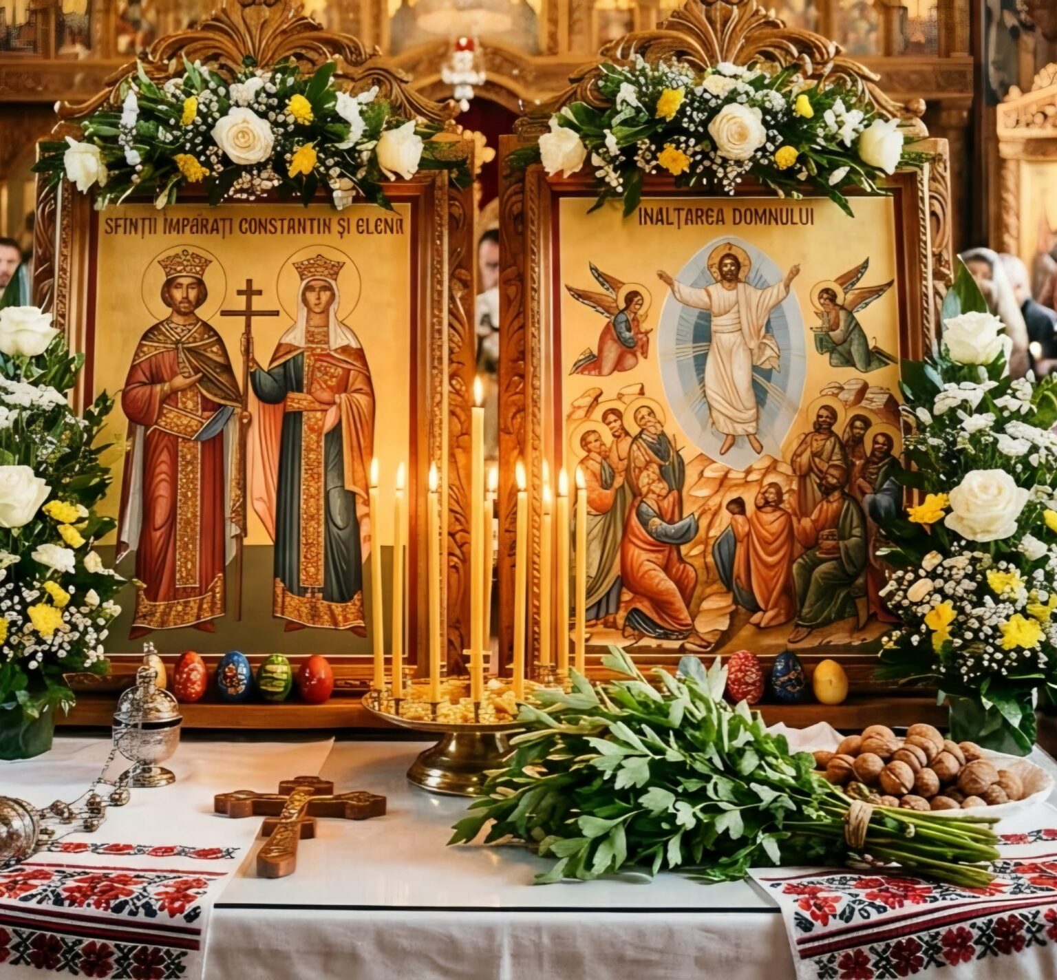 Sfinții Constantin și Elena, prăznuiți pe 21 mai