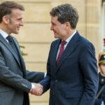 Emmanuel Macron și Nicușor Dan. Foto: presidency.ro