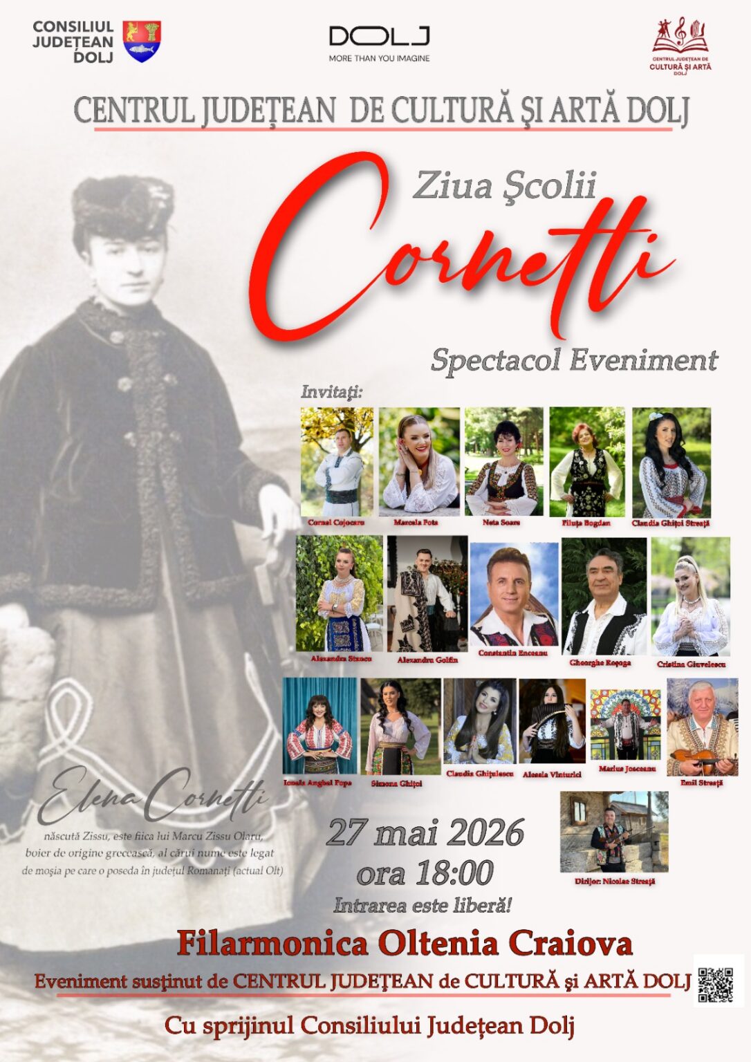 Spectacol-eveniment dedicat Zilei Școlii Populare de Arte și Meserii „Cornetti” - Jurnalul Olteniei – Știri din Craiova și Oltenia Spectacol-eveniment dedicat Zilei Școlii Populare de Arte și Meserii „Cornetti”