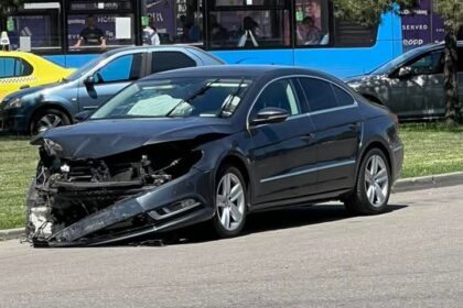 Accident în Craiova. Foto: Facebook/Ești din Craiova dacă ...