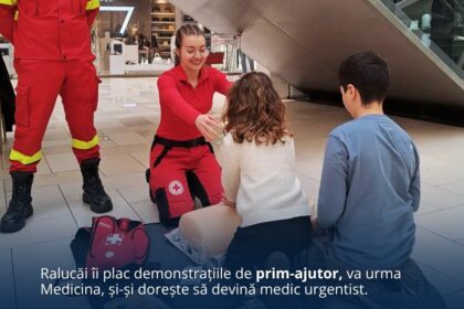 Crucea Roșie: O tânără din Craiova inspiră prin voluntariat