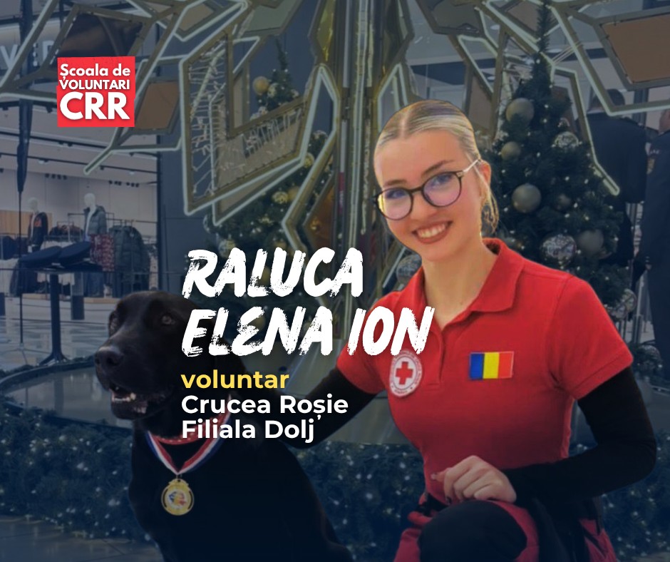 Crucea Roșie: O tânără din Craiova inspiră prin voluntariat
