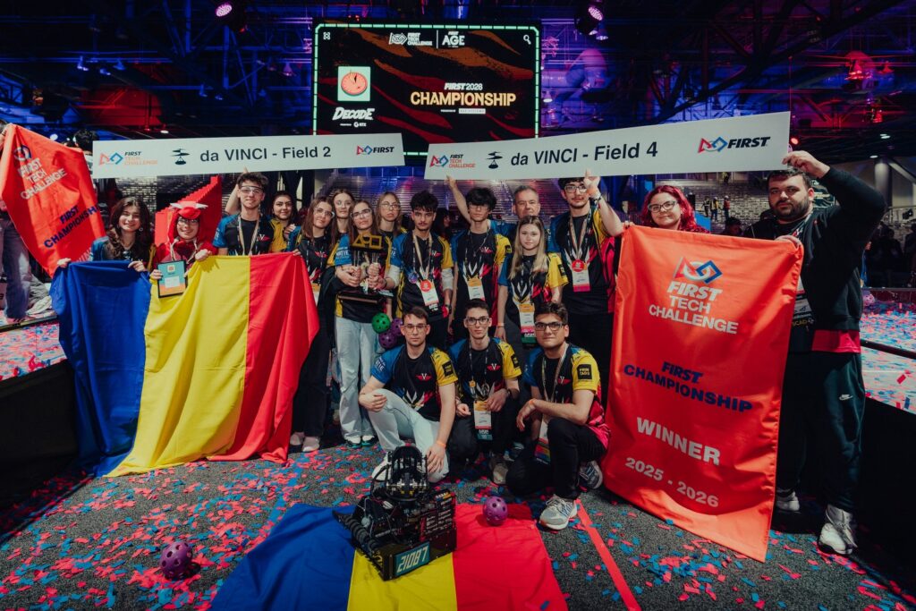 Elevii români, din nou campioni mondiali la robotică: Foto: FIRST Tech Challenge Romania