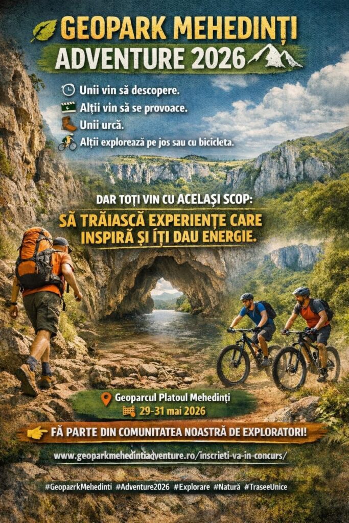 Geopark Mehedinți Adventure revine