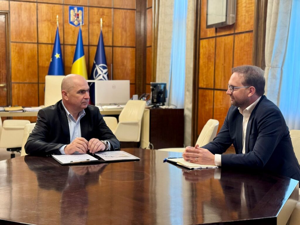 Ilie Bolojan și Dominic Fritz. Foto: Facebook