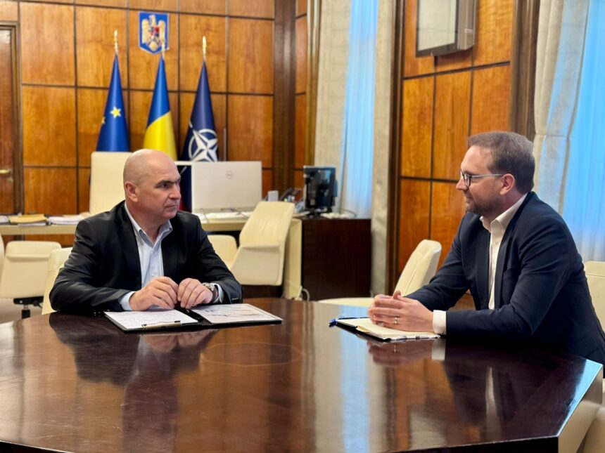 Ilie Bolojan și Dominic Fritz. Foto: Facebook