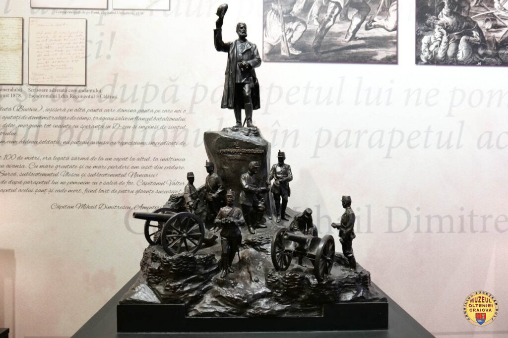 „Asta-i muzica ce-mi place!”. Macheta Monumentului Independenței din Craiova. Foto: Muzeul Olteniei