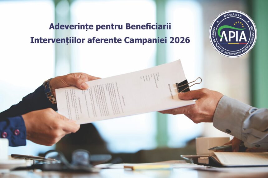 APIA începe eliberarea adeverințelor pentru fermieri în 2026. Foto: Facebook
