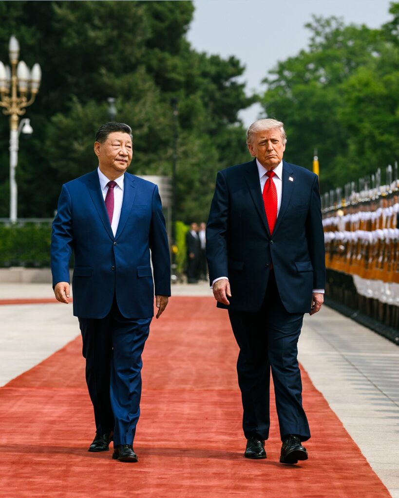 Donald Trump și Xi Jinping. Foto: Facebook