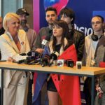 Alexandra Căpitănescu a revenit în țară. Foto: Facebook/ Eurovision Romania
