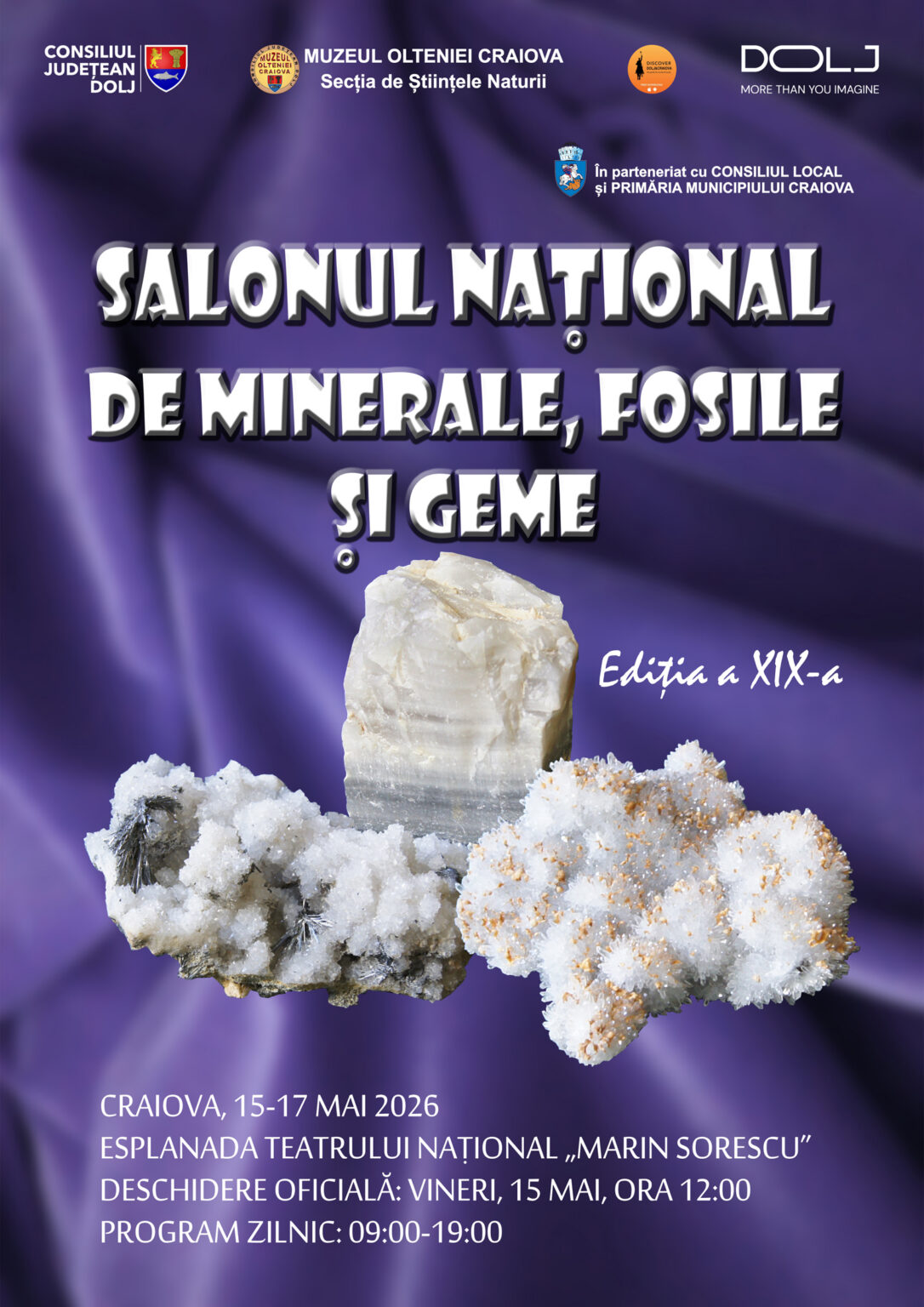 Salonul de Minerale și Fosile a revenit la Craiova