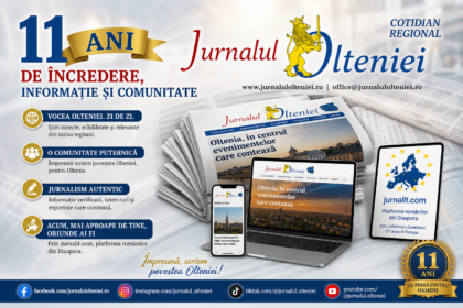 11 ani de încredere: povestea Jurnalul Olteniei