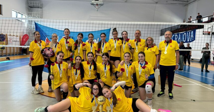 SCV Craiova câștigă pentru al doilea an consecutiv titlul de campioană națională U 15 ani