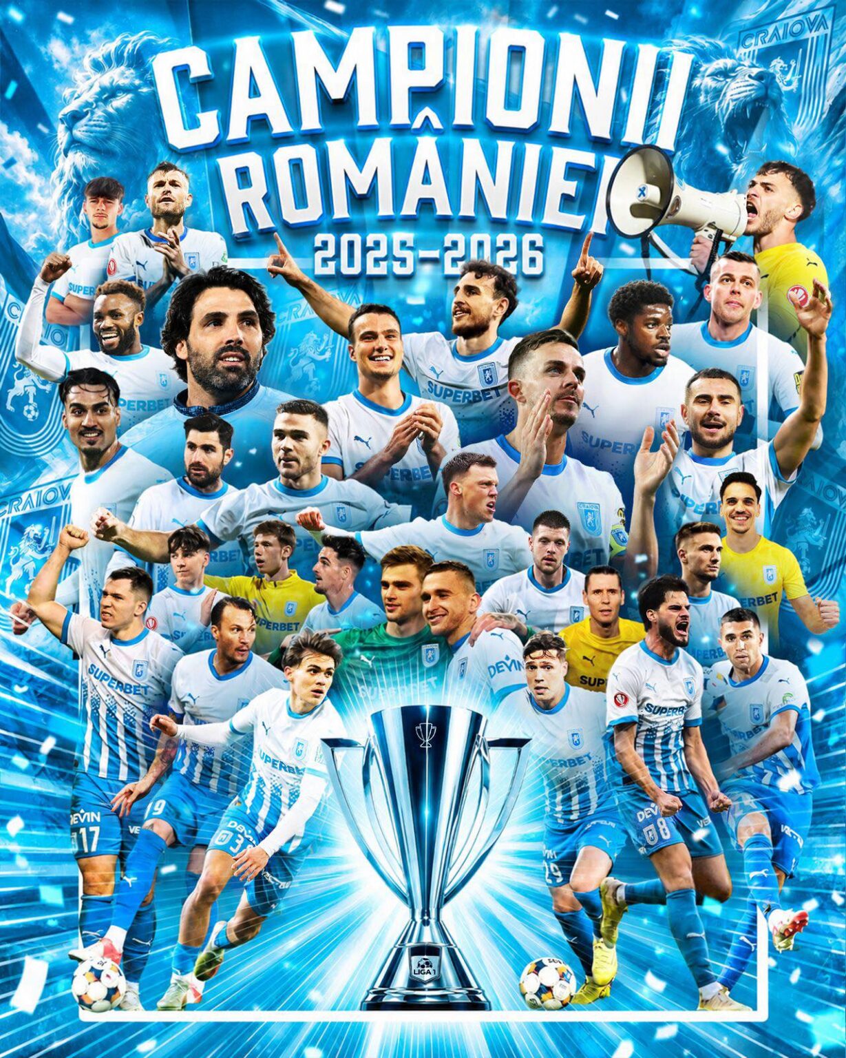 Universitatea Craiova e campioana României, după 35 de ani de așteptare