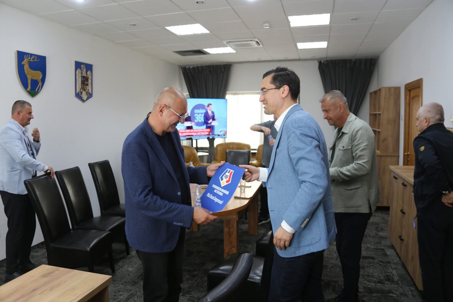Răzvan Burleanu, vizită la Târgu Jiu