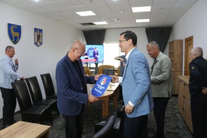 Răzvan Burleanu, vizită la Târgu Jiu