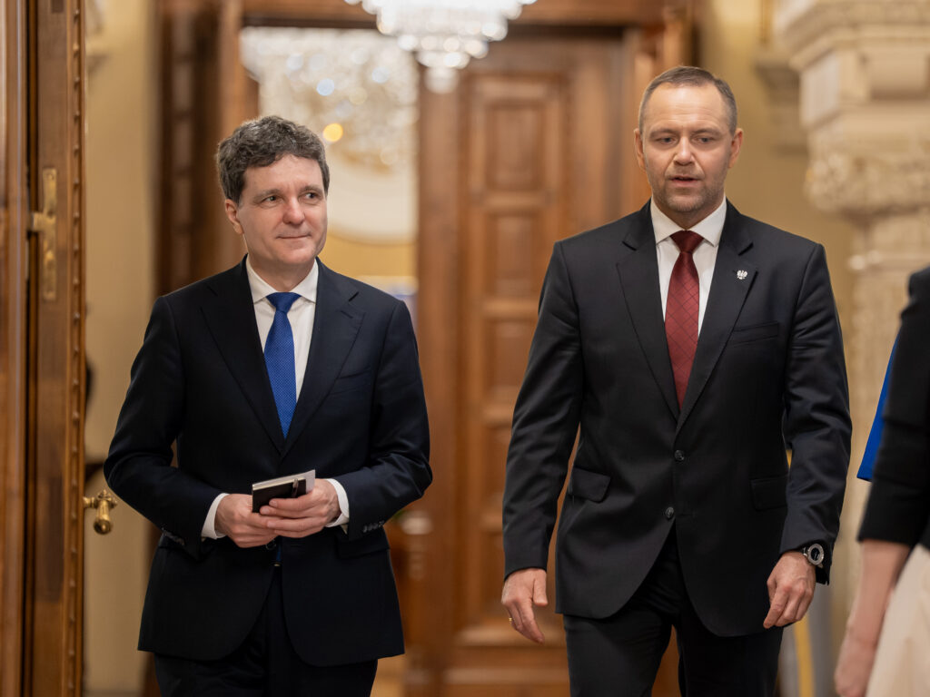 Președintele Nicușor Dan și omologul său polonez, Karol Nawrocki. Foto: presidency.ro