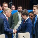 Nicușor Dan și Donald Trump, la summitul NATO de la Haga din iunie 2025. Foto: presidency.ro