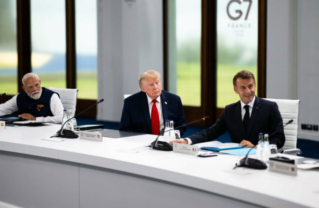 Donald Trump și Emmanuel Macron. Foto: Facebook/The White House - Jurnalul Olteniei – Știri din Craiova și Oltenia Donald Trump și Emmanuel Macron. Foto: Facebook/The White House
