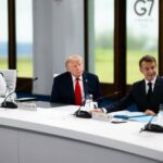 Donald Trump și Emmanuel Macron. Foto: Facebook/The White House
