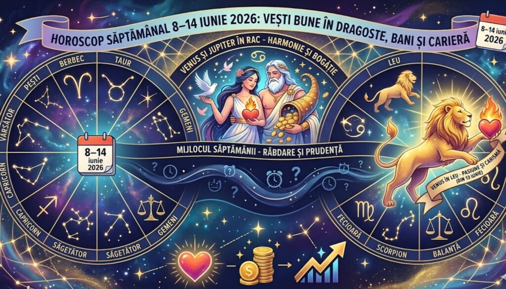 Horoscop 8–14 iunie 2026