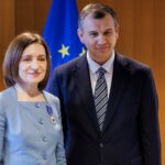Eugen Tomac, alături de Maia Sandu. Foto: Facebook