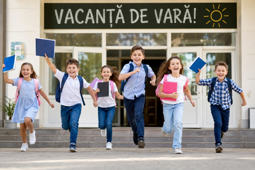 Elevii intră în vacanța de vară