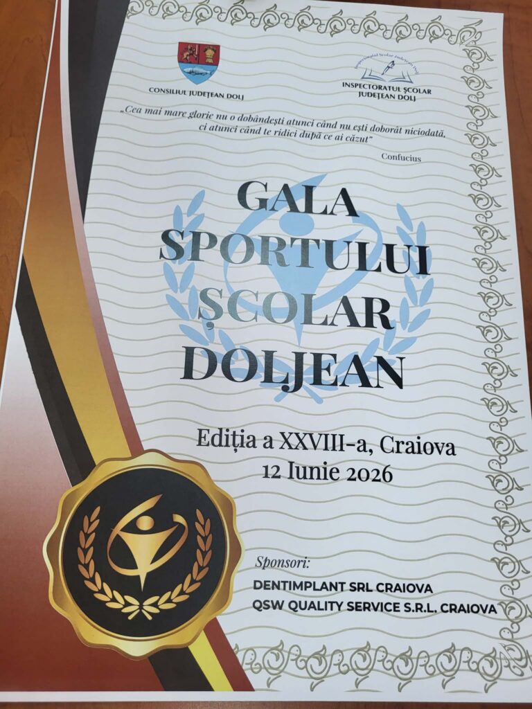 49 de elevi sportivi și antrenori vor fi premiați la Gala Sportului Școlar Doljean