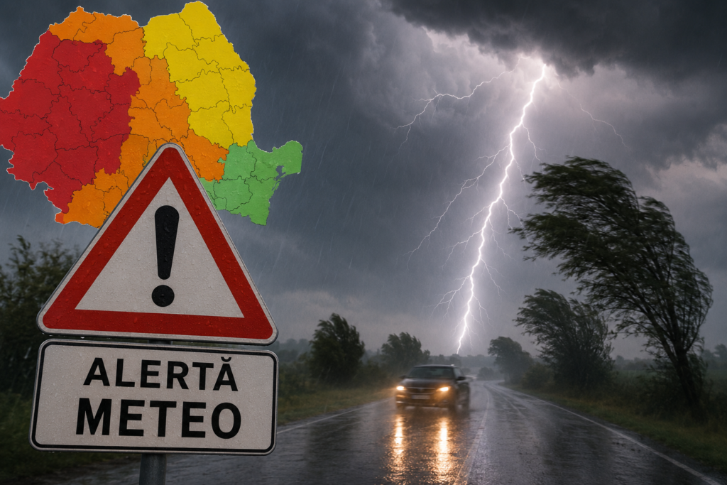 Alerte ANM: După caniculă, vin ploile și furtunile