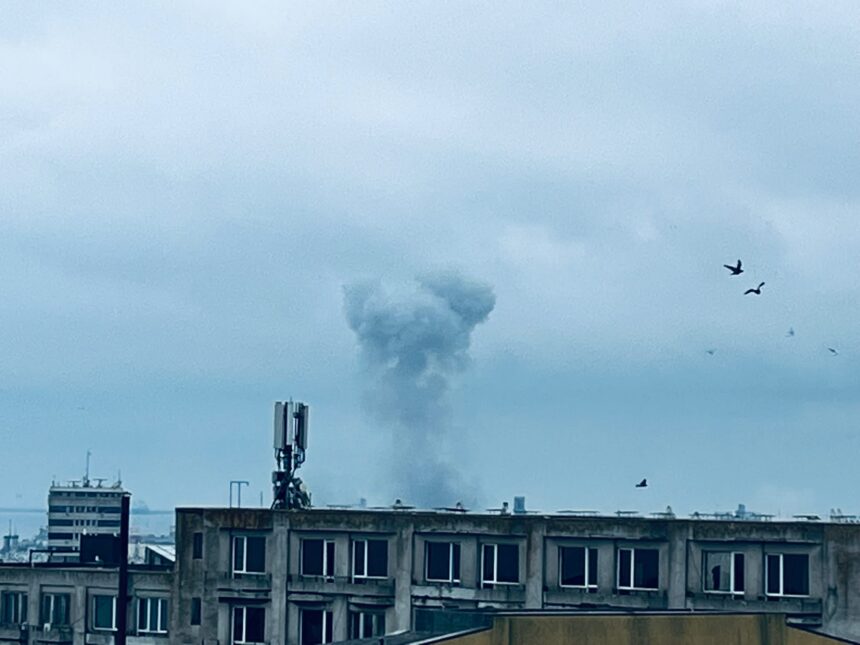 Explozie în Portul Constanța: Dronă marină detonată