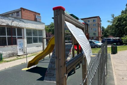 Camerele video au surprins acte de vandalism într-un parc din Severin