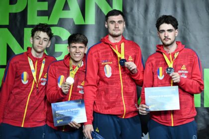România ia argintul la Campionatele Europene de Scrimă. Foto: Federatia Romana de Scrima