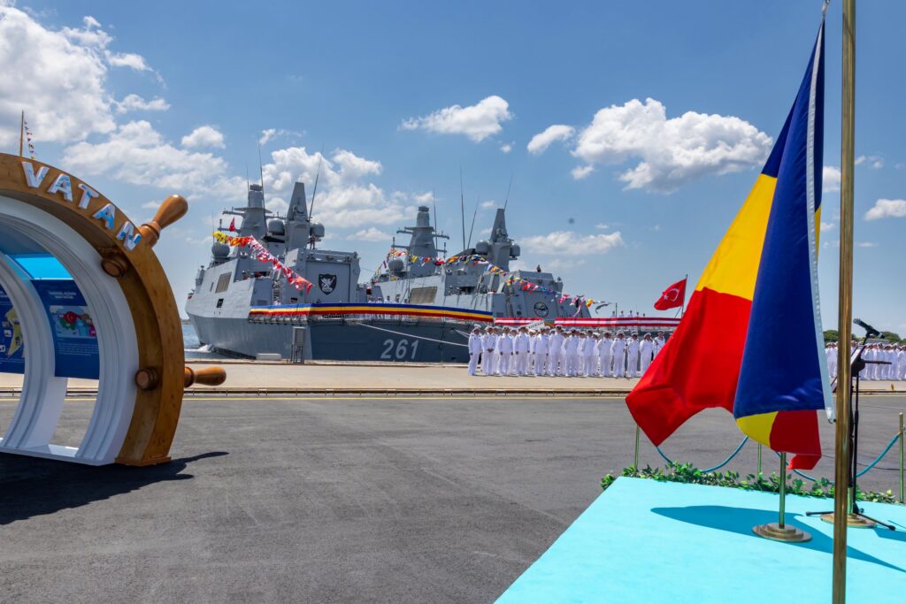 Corveta „Contraamiral August Roman”, în flota României. Foto presidency.ro - Jurnalul Olteniei – Știri din Craiova și Oltenia Corveta „Contraamiral August Roman”, în flota României. Foto presidency.ro