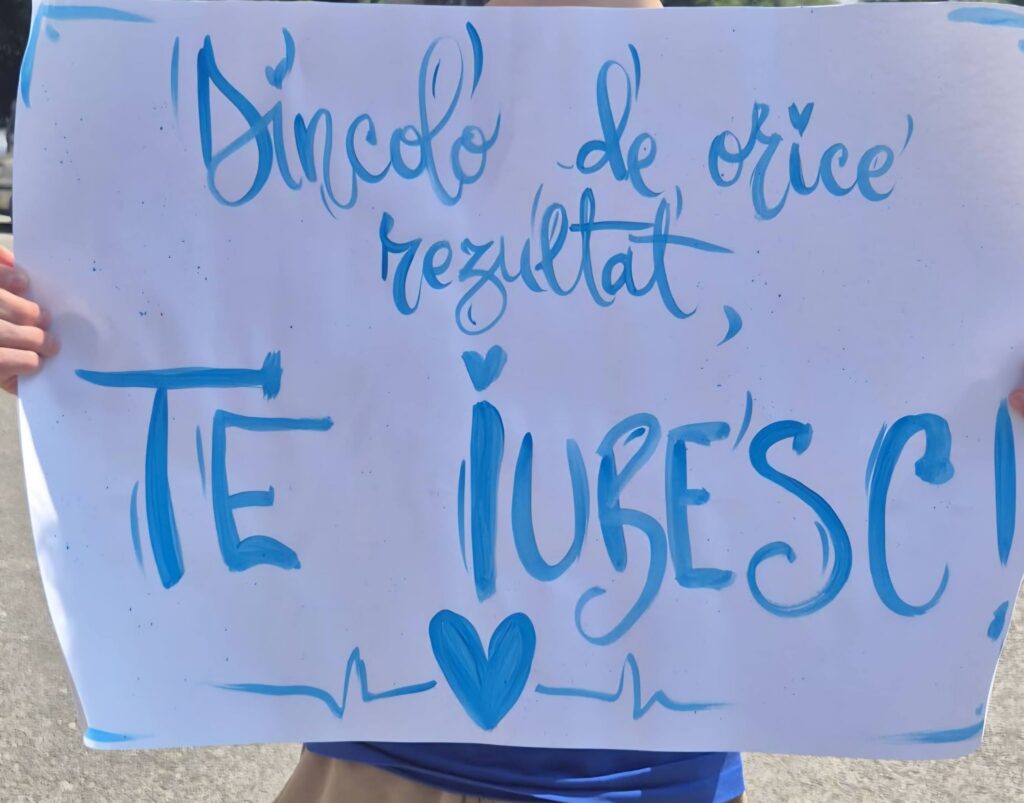 Mesaj viral după examen. Foto: Facebook