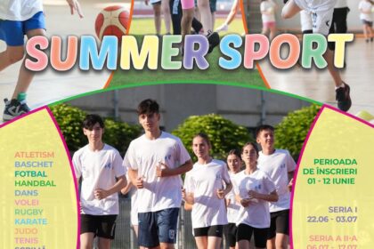 Au început înscrierile pentru ediţia a XIII-a a programului „Summer Sport”