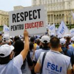 Protest masiv în Educație. Foto: Fsli Romania