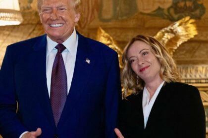 Donald trump și Giorgia Meloni. Foto: Facebook