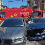 Severin: Accident pe bulevardul Tudor Vladimirescu