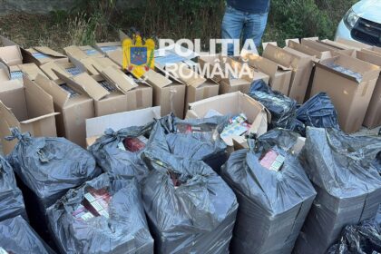 Contrabandă în Craiova: Peste 500.000 de țigări confiscate