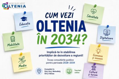 ADR Sud-Vest Oltenia începe consultările pentru PDR 2028–2034