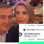 Couple taking a close-up selfie at a formal dinner event with table settings in the background.
