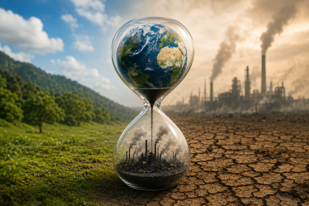 Planeta pe „roșu”: Am epuizat resursele pentru 2026. Foto generată cu AI - Jurnalul Olteniei – Știri din Craiova și Oltenia Planeta pe „roșu”: Am epuizat resursele pentru 2026. Foto generată cu AI