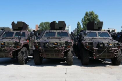 MApN primește primele blindate COBRA II. Foto: MApN/ Cristian Dobre