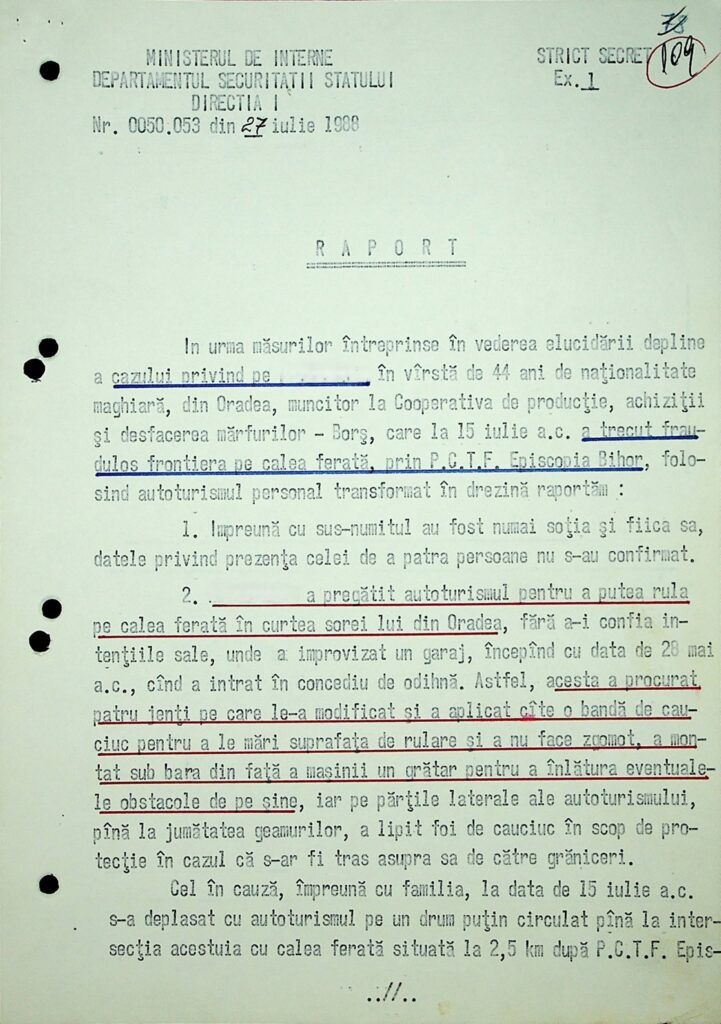 - Jurnalul Olteniei – Știri din Craiova și Oltenia Official Romanian interministerial document page featuring a 'RAPORT' header, top-left government header, and a 'STRICT SECRET' stamp at the top right.