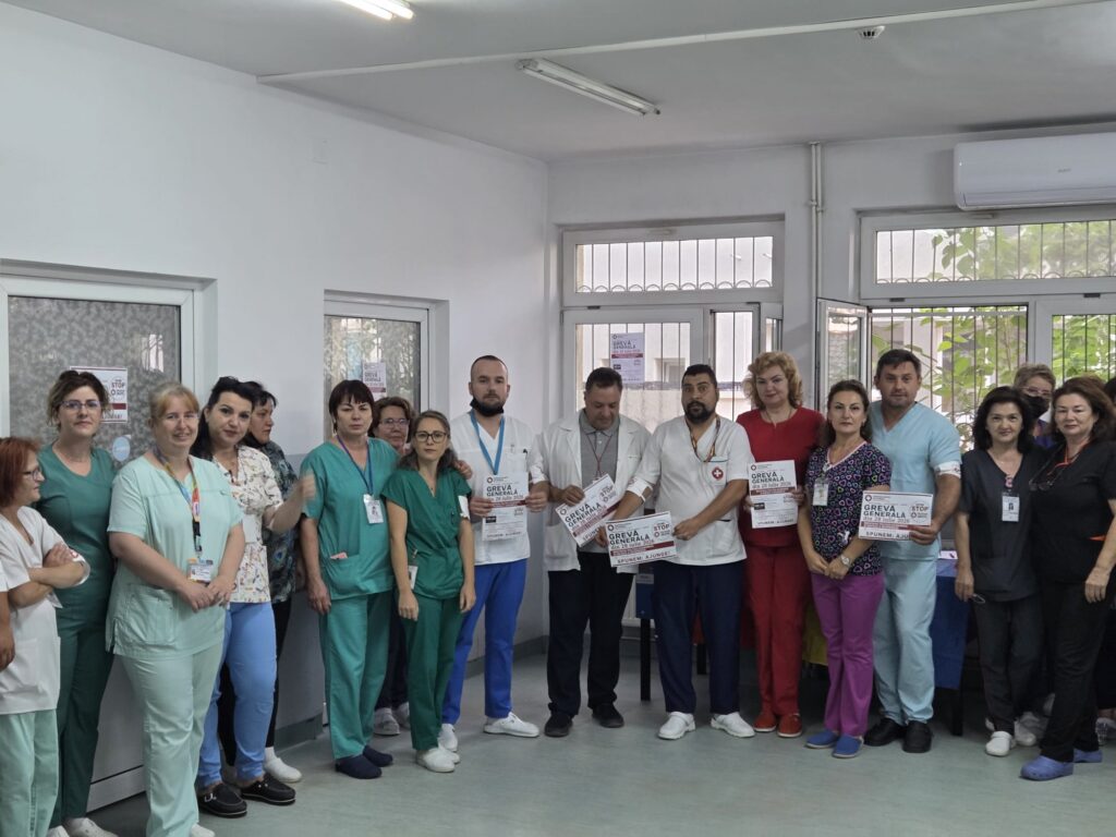 SANITAS Târgu Jiu susține greva generală din sănătate