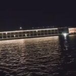 Vas de croazieră a eșuat pe Dunăre. Foto: captură video