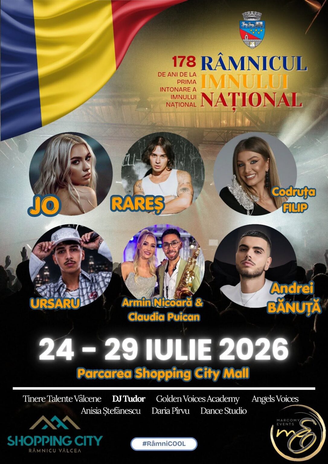 Râmnicu Vâlcea dă startul Zilelor Imnului Național 2026 - Jurnalul Olteniei – Știri din Craiova și Oltenia Râmnicu Vâlcea dă startul Zilelor Imnului Național 2026